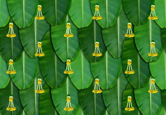 Banana Leaf Curtain Backdrop